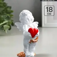 Фигурка гипс &laquo;Ангел с сердцем в руках&raquo;, 18&times;10 см