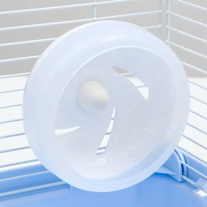 Клетка для грызунов укомплектованная, 23&times;19&times;28 см, голубая