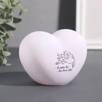 Фигурка световая RISALUX &laquo;Сердце. Портрет&raquo;, LED-ночник, 3хLR44, 8&times;11&times;7 см