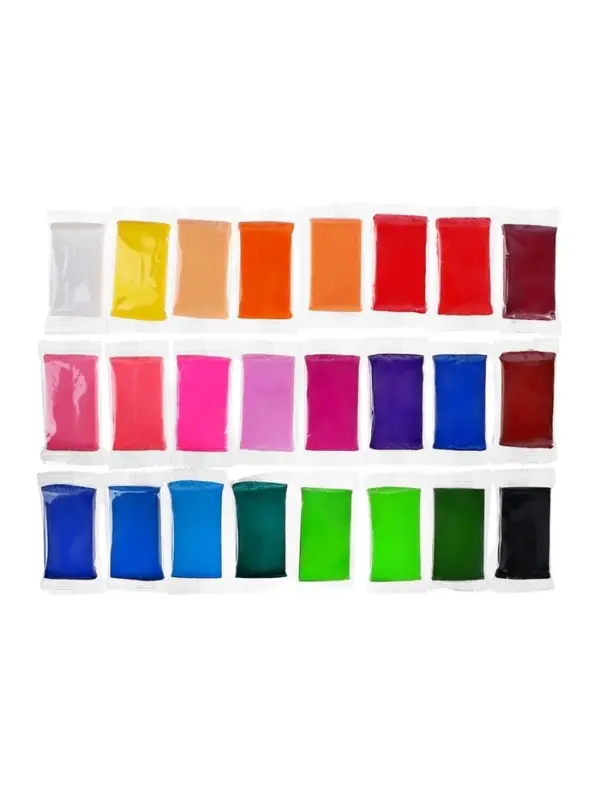 Набор глина полимерная запекаемая Calligrata, 24 по 20 г, с аксессуарами, в гофрокоробе