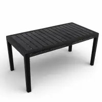Стол садовый Rattan, 153.2&times;78.9&times;70.1 см, пластиковый, цвет горький шоколад