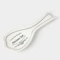 Аксессуары для кухни Доляна &laquo;Уют&raquo;, 4 предмета, дозатор 300 мл, мыльница, подставка для губки, подставка для ложки, белые