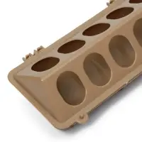 Кормушка-поилка для перепелов, 24 ячейки, лотковая, пластик