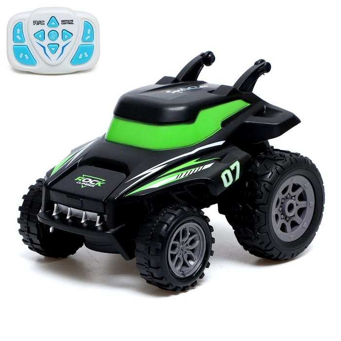 Джип радиоуправляемый «Экстримал», пульт в виде часов, работает от батареек, цвет зелёный Джип радиоуправляемый «Экстримал», пульт в виде часов, работает от батареек, цвет зелёный