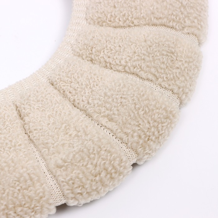 Мягкий чехол накладка на крышку и сиденье унитаза (бежевая) Мягкий чехол накладка на крышку и сиденье унитаза (бежевая)