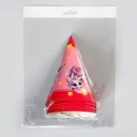 Колпак бумажный «Дракон», (набор 6 шт)