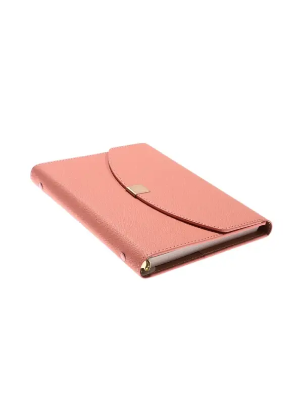 Органайзер на кольцах, A5, с клапаном, 80л, линия, к/зам, Розовый Органайзер на кольцах, A5, с клапаном, 80л, линия, к/зам, Розовый