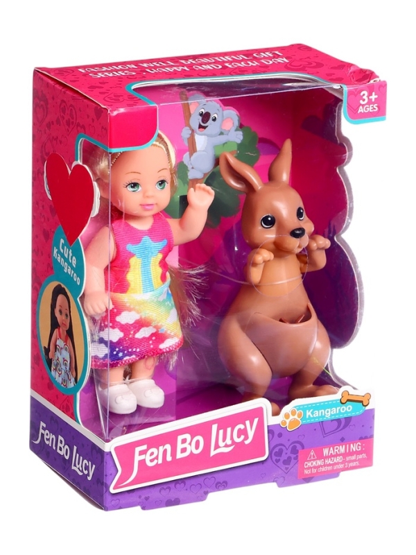 Кукла-малышка Кукла-малышка "Мой дружок кенгуру", МИКС