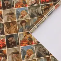Бумага упаковочная глянцевая &laquo;Душевный Новый год&raquo;, Мосфильм, 50 х 70 см