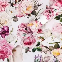 Бумага упаковочная глянцевая двусторонняя «Букет», 100×70 см Бумага упаковочная глянцевая двусторонняя «Букет», 100×70 см