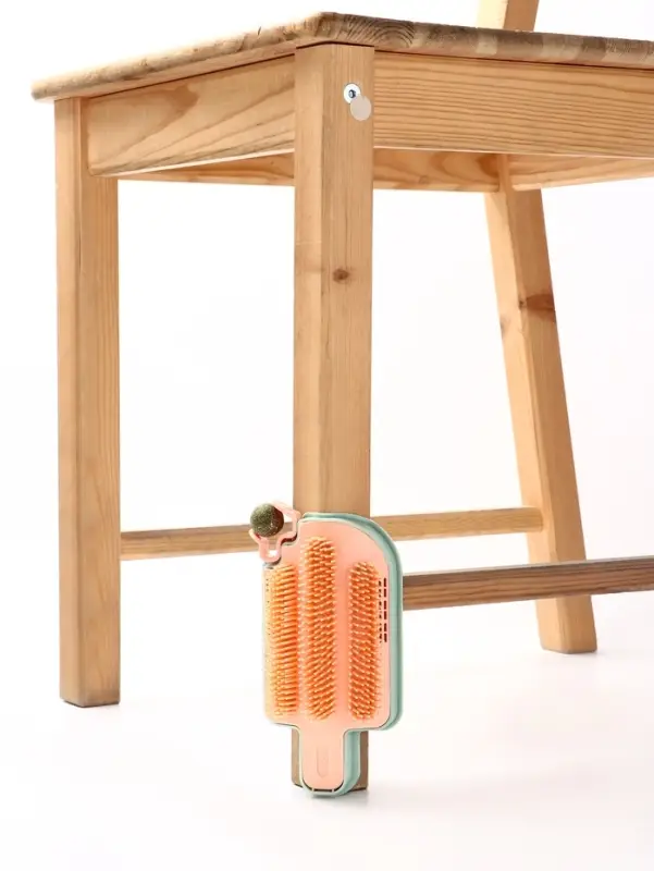 Игрушка-чесалка для кошек с кошачьей мятой 16 см, розовая Игрушка-чесалка для кошек с кошачьей мятой 16 см, розовая