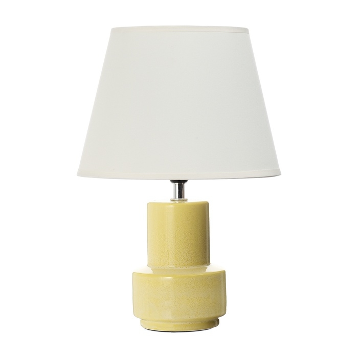 Лампа настольная Лампа настольная "Теория" 1х40Вт Е14 бежевый 22,2х22,2х33см