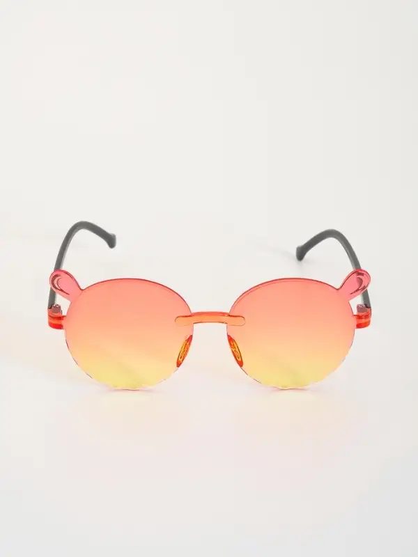 Карнавальные очки "Круглые" градиент, цвета МИКС