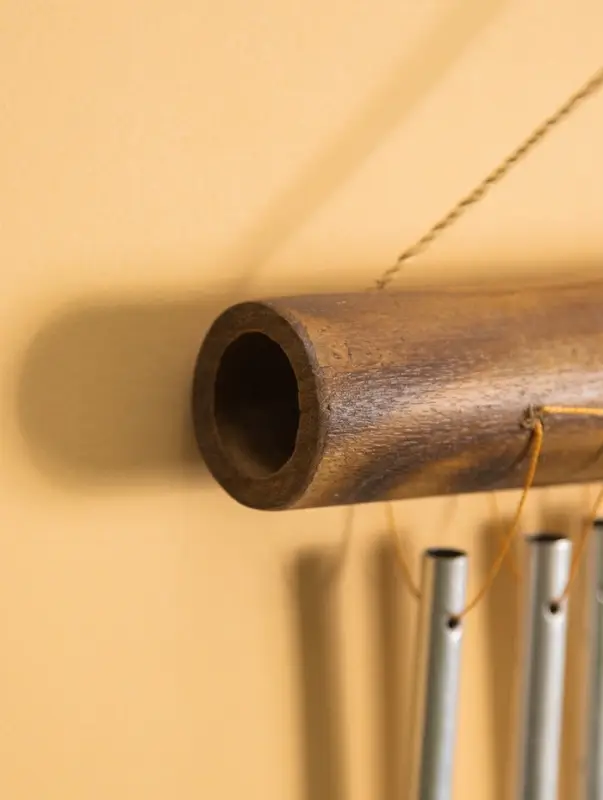 Музыка ветра бамбук, алюминий, 50х20х4 см