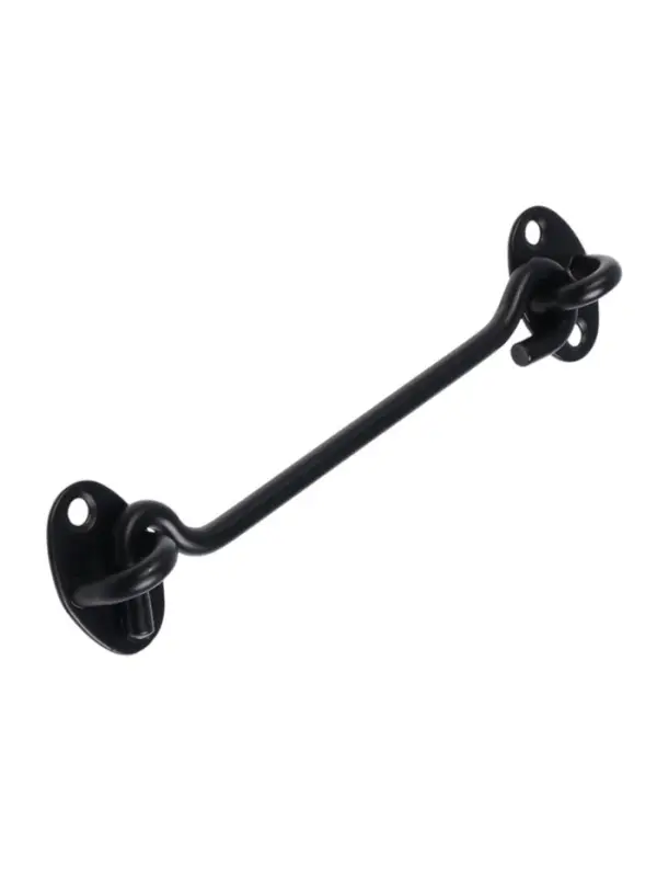 Крючок ветровой LOCKLAND KV001, L=150 мм, нержавеющая сталь, черный, 2 шт.