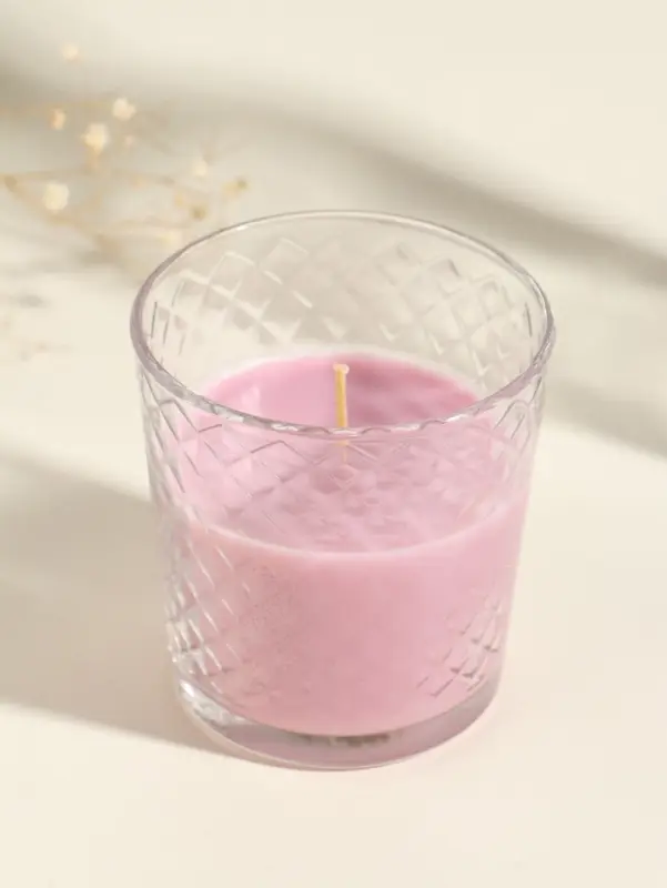 Ароматическая свеча в стакане &laquo;Японская жимолость&raquo;, 8&times;8.5 см, 30 ч