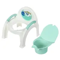 Горшок - стульчик с крышкой, мятный