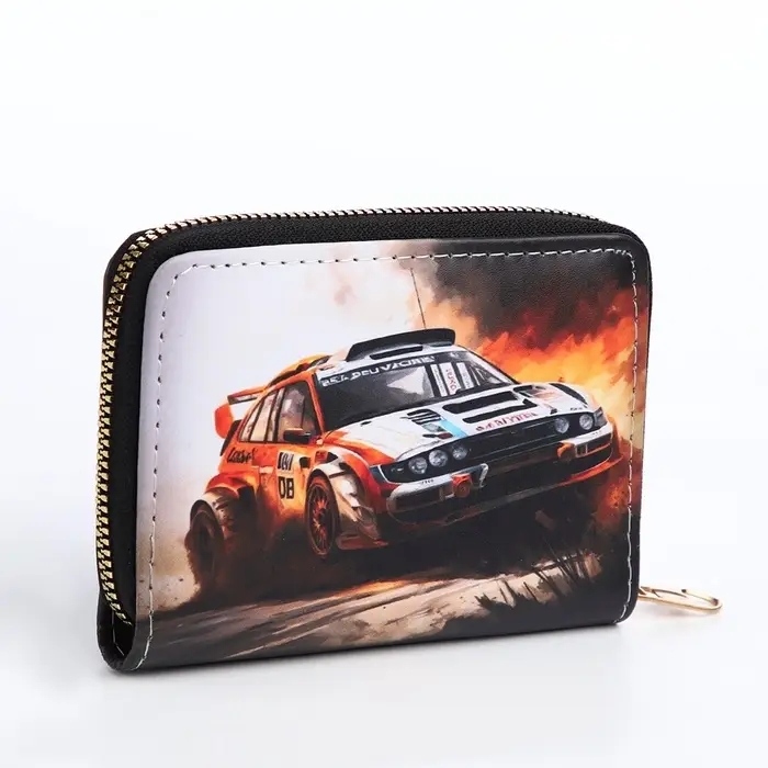 Кошелёк детский на молнии &laquo;Выбражулька&raquo;, оранжевый, разноцветный