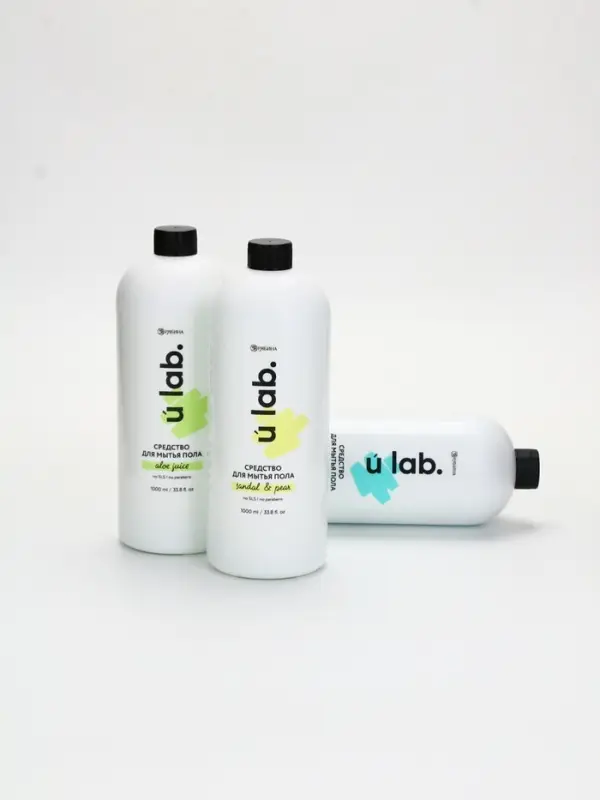 Средство для мытья пола, аромат морская соль, 1000 мл, ULAB Средство для мытья пола, аромат морская соль, 1000 мл, ULAB