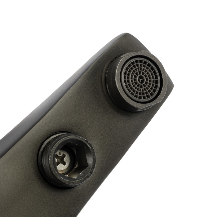 Смеситель для ванны ZEIN Z3842, однорычажный, душевой набор, лейка 5 режимов, графит Смеситель для ванны ZEIN Z3842, однорычажный, душевой набор, лейка 5 режимов, графит