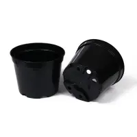 Горшок для рассады, 7.5 л, d=26 см, h=20 см, чёрный, Greengo
