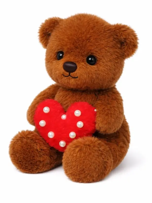 Мягкая игрушка "Мишка с сердечком" 30 см