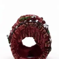 Декор для аквариума, грот - Дырявый бочонок, 9&times;6 см