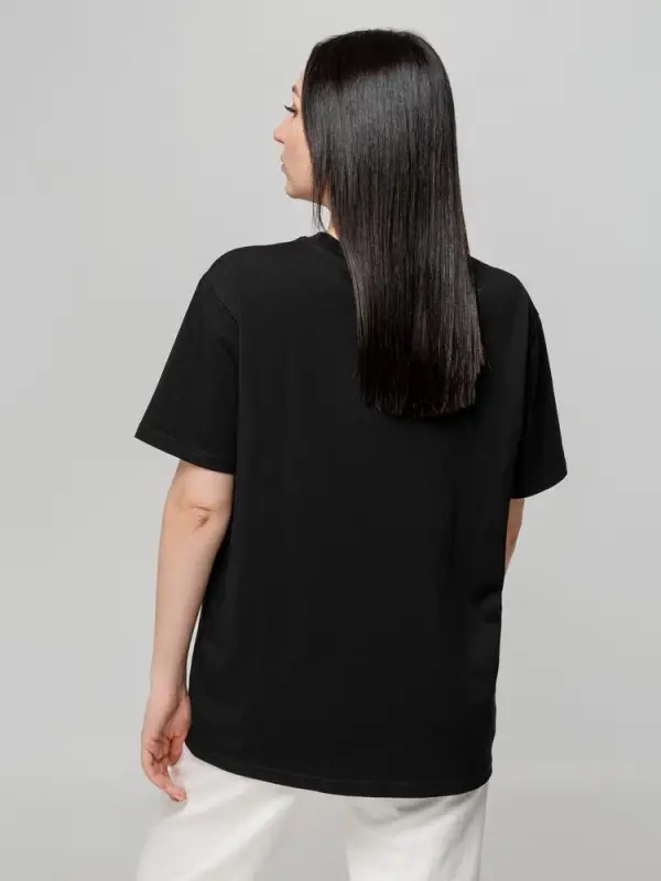 Футболка унисекс оверсайз Street Vibes, черная, размер XL/XXL