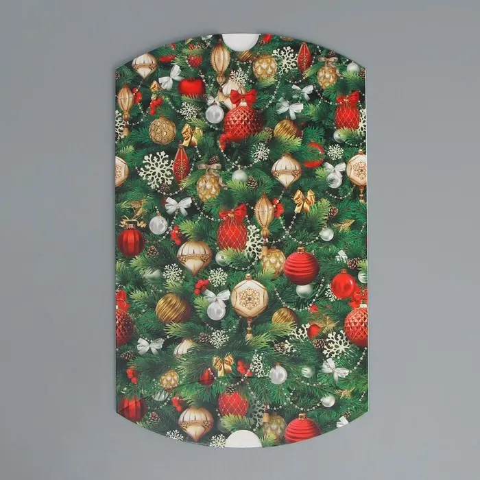 Коробка новогодняя складная фигурная «Ёлочка», 19 х 14 х 4 см