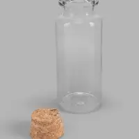 Набор баночек для хранения бисера, d=3&times;7 см, 4 шт., в контейнере, 13.5&times;8.7&times;4 см