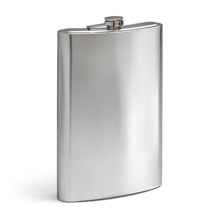 Фляжка для алкоголя 1.92 л, Фляжка для алкоголя 1.92 л, "Гигант", нержавеющая сталь, подарочная, 64 oz