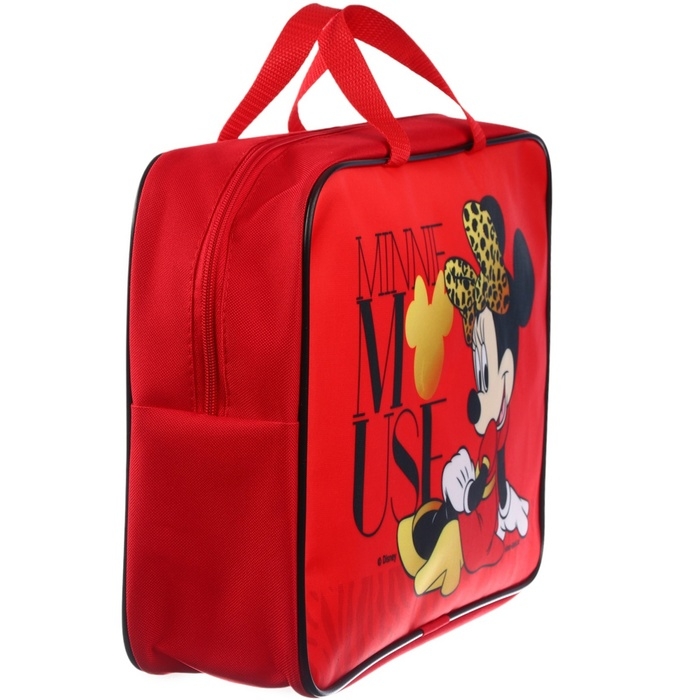 Папка с ручками А4, 35х27 см, текстиль, Минни Маус Папка с ручками А4, 35х27 см, текстиль, Минни Маус