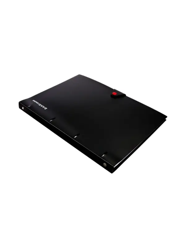 Тетрадь на кольцах ErichKrause Accent А4, 80 листов, в клетку, пластиковая обложка, на кнопке, 100% белизна, блок офсет, МИКС