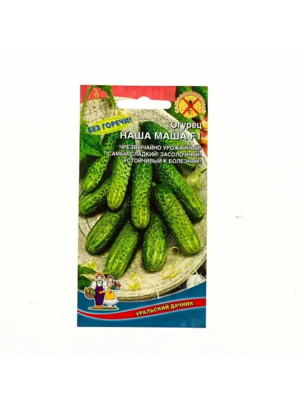 Семена Огурец Семена Огурец "Наша Маша" F1 раннеспелый, партенокарпический, 10 шт