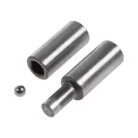 Петля гаражная ТУНДРА с шаром, 19.5&times;90 мм, набор 8 шт.