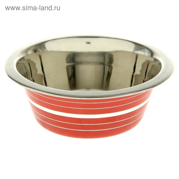 Миска цветная с полоской, VM-2609 (B)  480 мл Миска цветная с полоской, VM-2609 (B)  480 мл