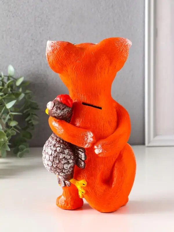 Копилка для денег «Хитрый лис», гипс, 25×13.5×13.5 см Копилка для денег «Хитрый лис», гипс, 25×13.5×13.5 см