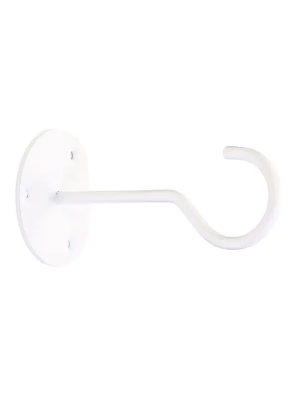 Кронштейн для кашпо настенный/потолочный металл, белый