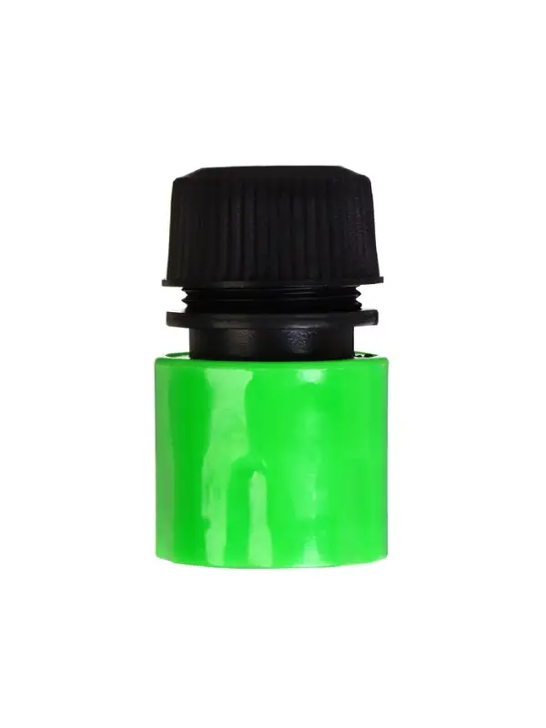 Набор для полива: пистолет-распылитель, коннектор 1/2" (12 мм) - 2 шт., штуцер 1/2"-3/4", быстросъёмный, пластик, Greengo