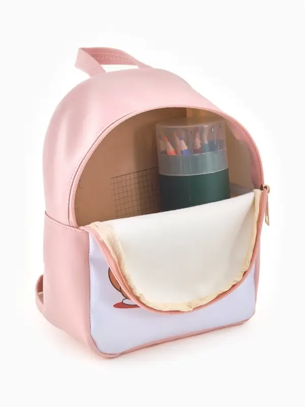 Рюкзак дет 18*8*23 см, Собака, отд на молнии, розовый Рюкзак дет 18*8*23 см, Собака, отд на молнии, розовый