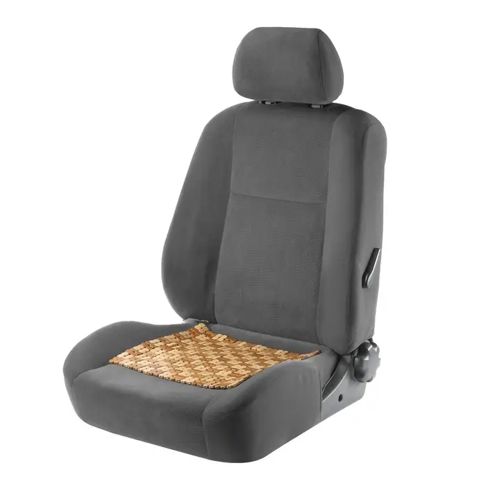 Накидка-массажер на сиденье из бамбука 37&times;36 см, светлый цвет