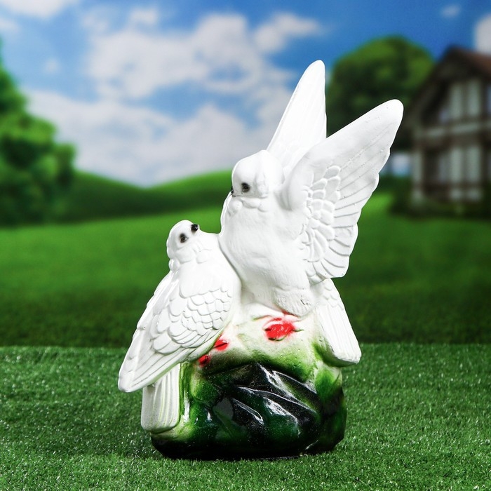 Садовая фигура Садовая фигура "Два голубя" 37см