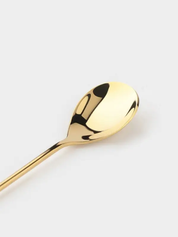 Ложка чайная 14 см "Котэк" цвет золото