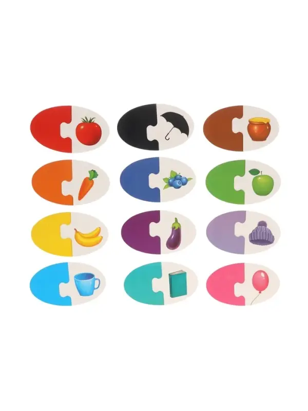 Large DUO puzzle, Mommy and baby, learning the colors Large DUO puzzle, Mommy and baby, learning the colors