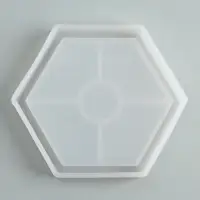 Подставка из гипса. Набор для создания поддона с красками «Шестиугольник»