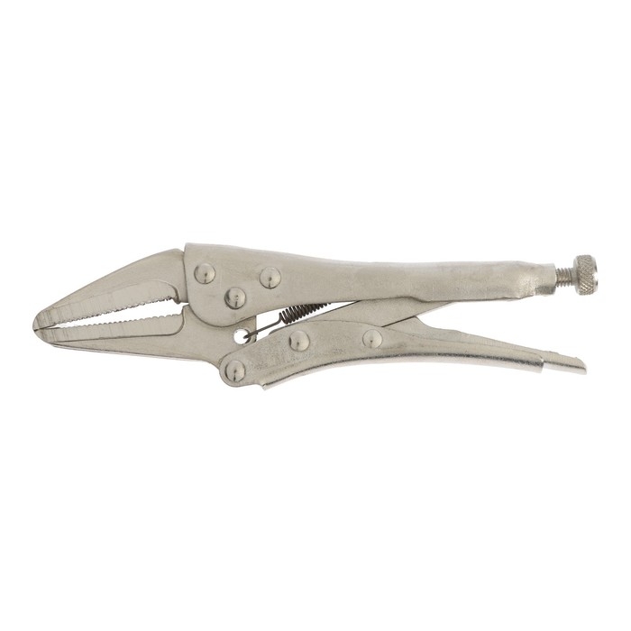 Зажим ручной ТУНДРА, удлиненный плоский захват, с фиксатором, 115 мм Зажим ручной ТУНДРА, удлиненный плоский захват, с фиксатором, 115 мм