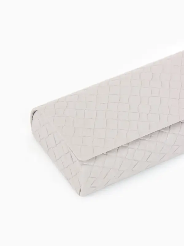 Футляр для очков на магните, размер 15.5&times;6&times;3 см, серый