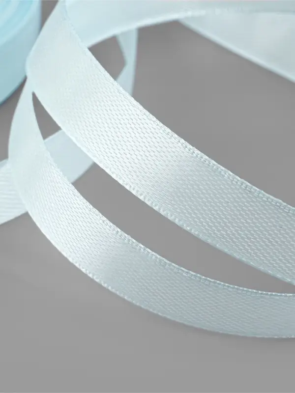 Лента атласная, 12 мм, 23±1 м, нежно-голубая №13 Лента атласная, 12 мм, 23±1 м, нежно-голубая №13