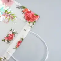 Пакет подарочный прозрачный &laquo;Нежность&raquo;, 30&times;26&times;12 см