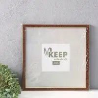 Фоторамка для фото 30&times;30 см Keep memories, Elysian, пластик, бук с золотом
